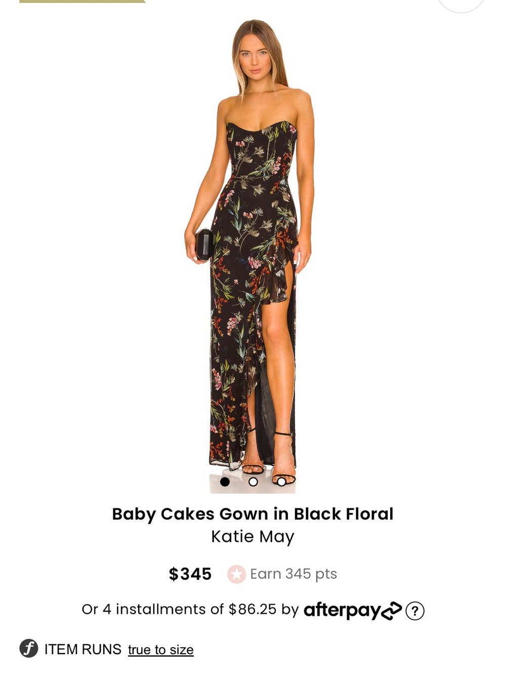 Revolve Floral Gown- Katie May